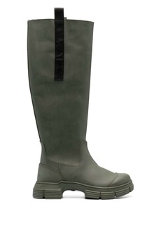 Ganni recycled-rubber Country boots