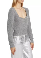 Ganni Ribbed Alpaca & Wool-Blend Sweater