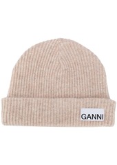 Ganni ribbed-knit hat