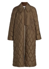 Ganni Ripstop Quilted Coat