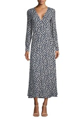 ganni roseburg wrap dress