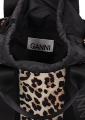 Ganni Small Printed Recycled Poly Tote Bag