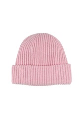 Ganni Structured Rib Knit Wool Beanie