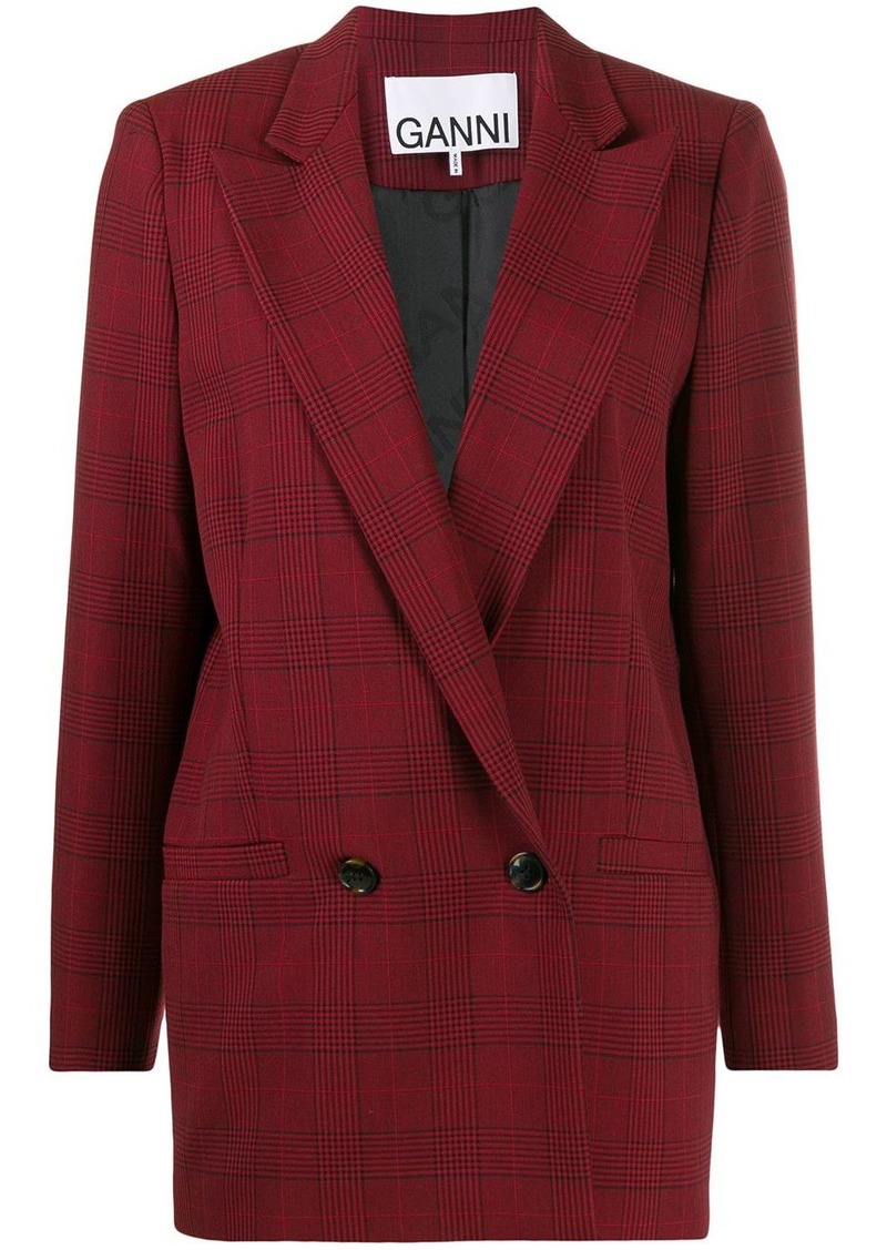 Suiting checked blazer