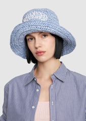 Ganni Summer Woven Bucket Hat