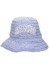 Ganni Summer Woven Bucket Hat