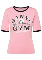 Ganni T-SHIRT LOGO GYM