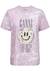 Ganni The Moon Organic Cotton T-shirt