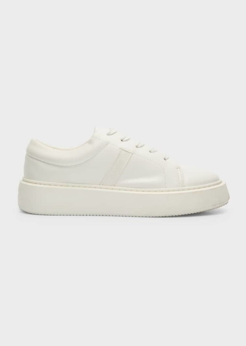 Ganni VEGEA (Wine Leather) Low-Top Sneakers