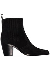 Ganni western-style ankle boots