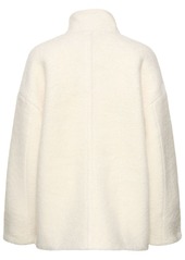 Ganni Wool Blend Bouclé Jacket
