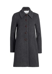 Ganni Wool-Blend Coat