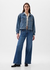 Gap Low Rise Stride Wide-Leg Jeans