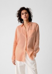 Gap 100% Linen Boyfriend Shirt