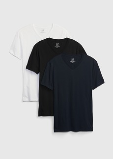 Gap Organic Cotton Standard V-Neck T-Shirt (3-Pack)