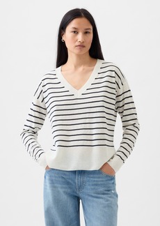 Gap 24/7 Split-Hem Linen-Blend Sweater