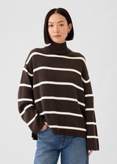 Gap Oversized Split-Hem Mockneck Sweater