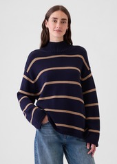 Gap Oversized Split-Hem Mockneck Sweater