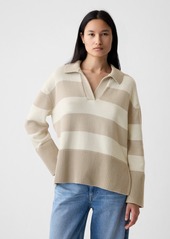 Gap 24/7 Split-Hem Polo Shirt Sweater