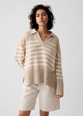 Gap 24/7 Split-Hem Polo Shirt Sweater