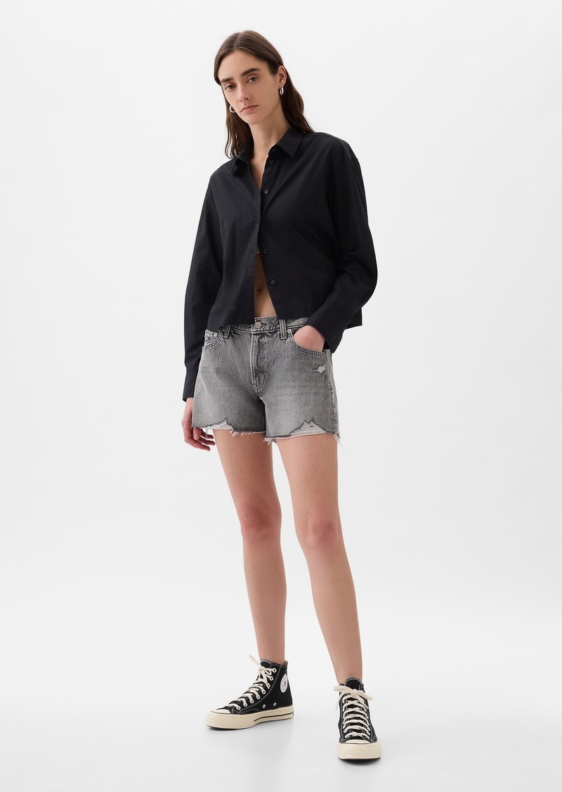 Gap Low Rise Stride Denim Shorts