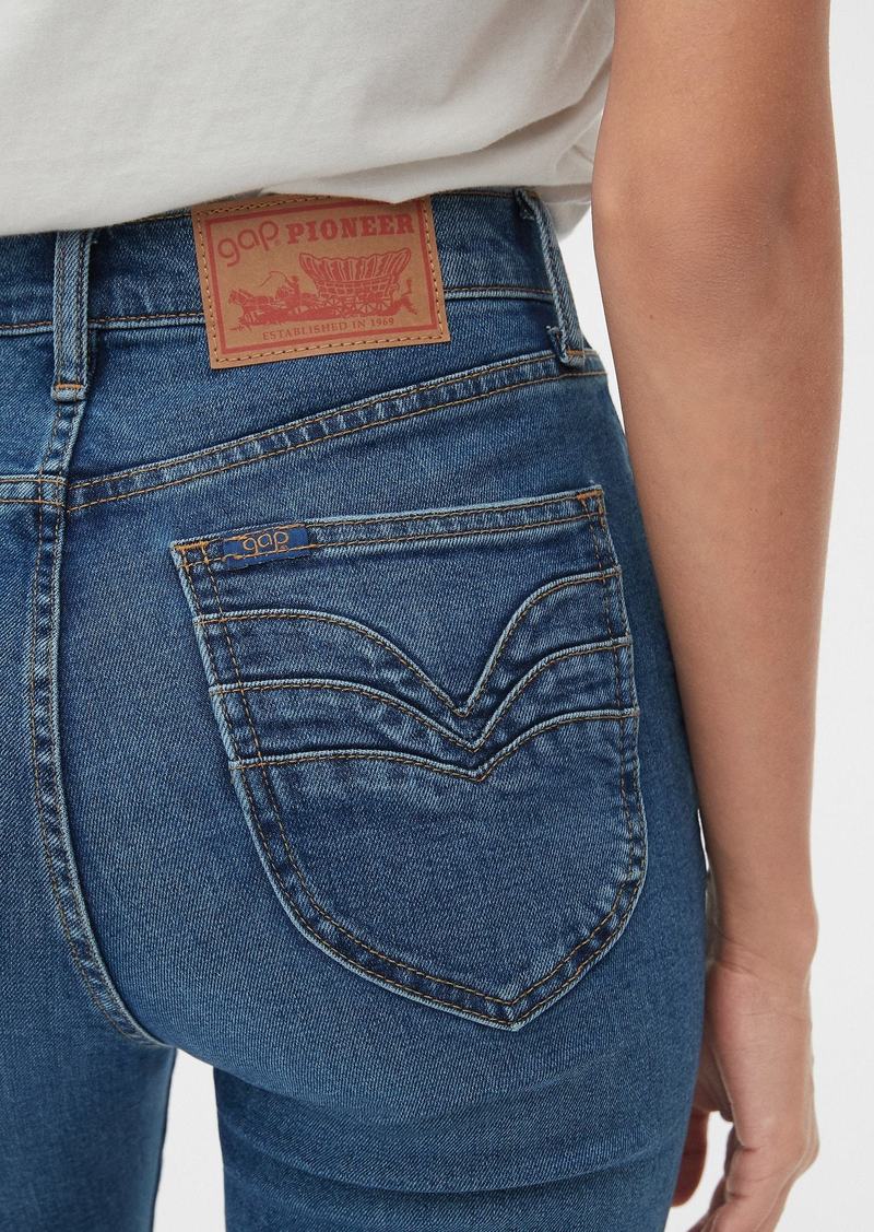 70s pioneer high rise flare jeans