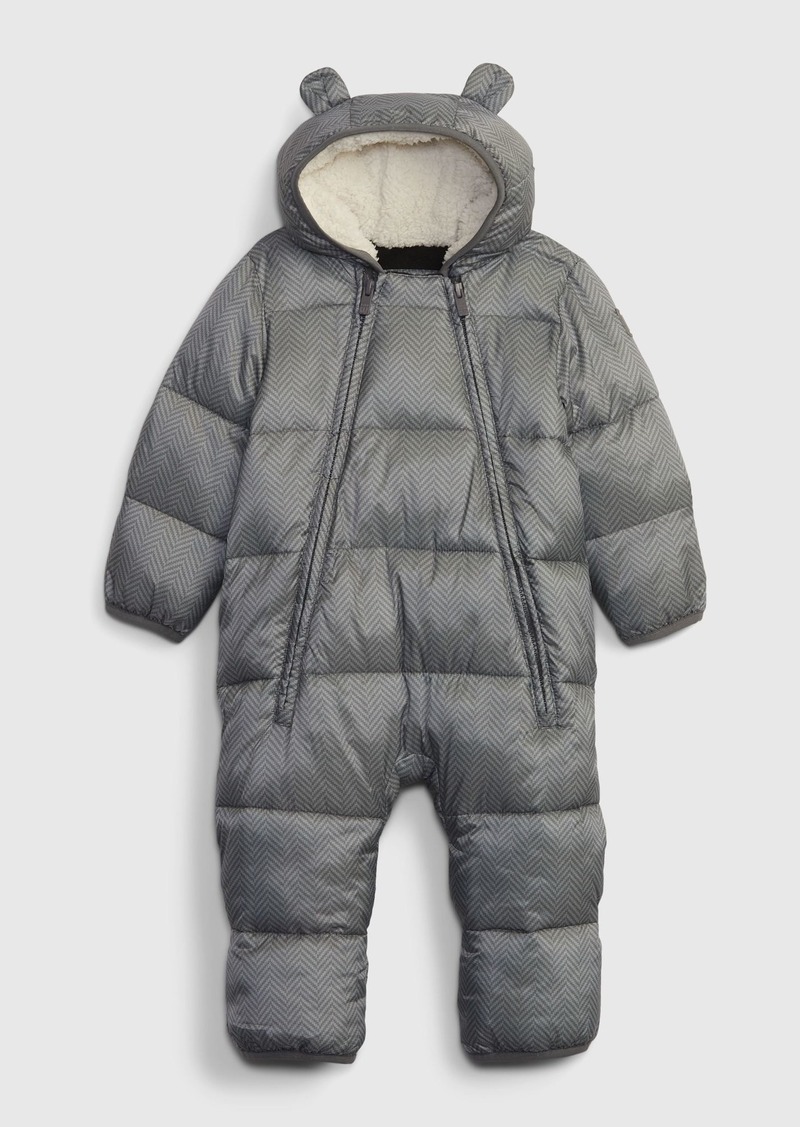 Gap Baby 100% Recycled Heavy Weight Puffer One-Piece | Body Suits