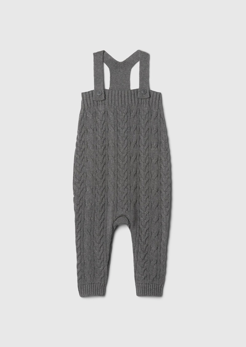 Gap Baby Cable-Knit Sweater Overalls