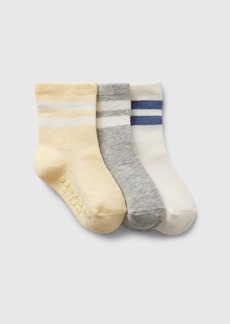 Gap Baby First Favorites Stripe Crew Socks (3-Pack)