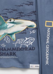 babyGap &#124 National Geographic  100% Organic Cotton Hammerhead Shark Graphic PJ Set