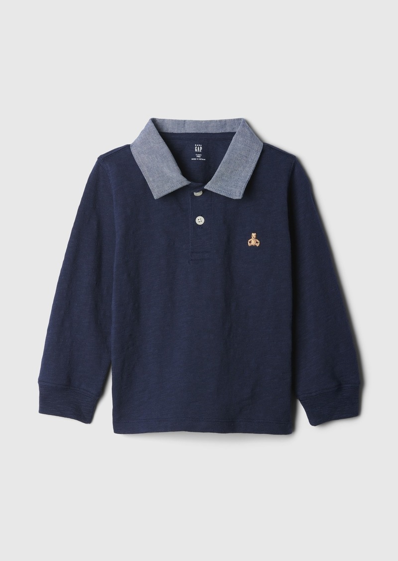 babyGap Chambray Polo Shirt Shirt