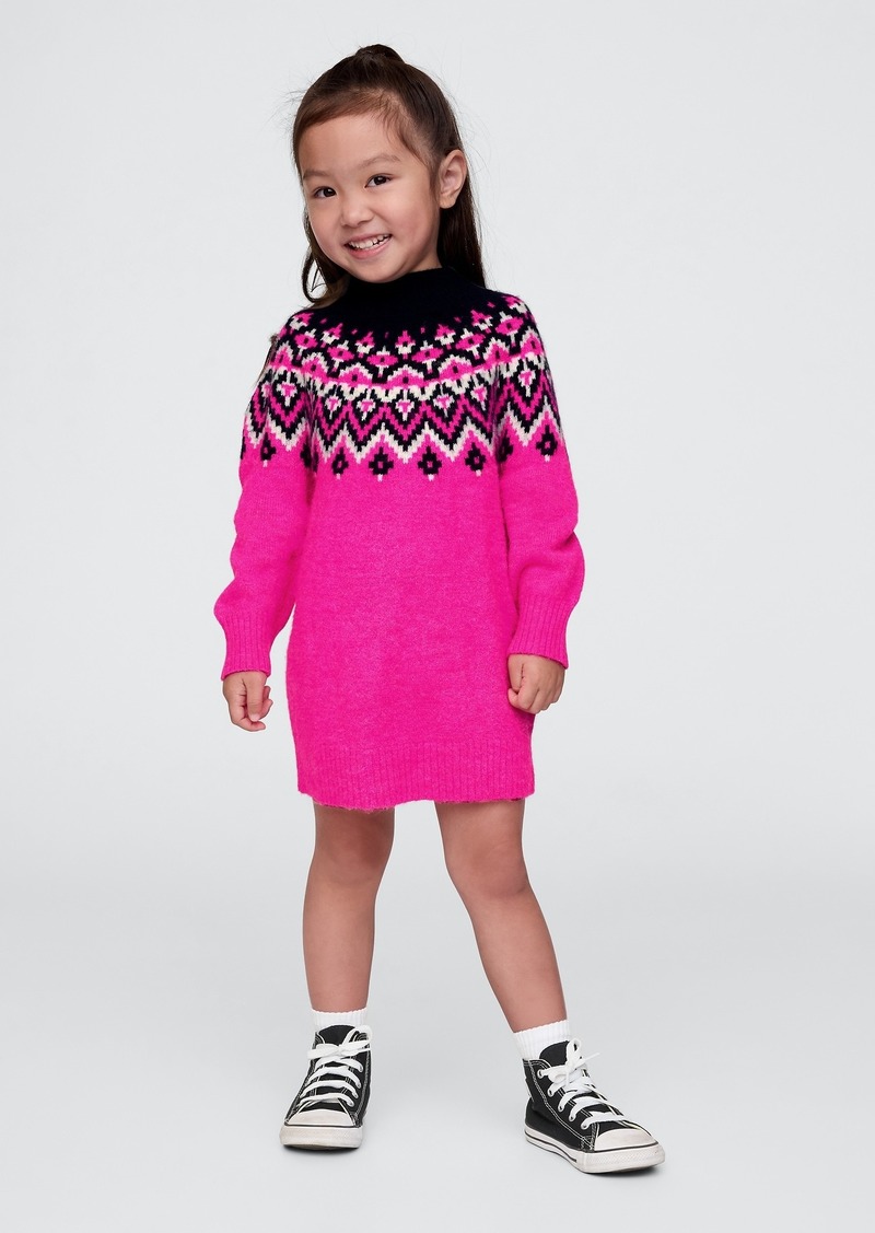 babyGap Fair Isle Sweater Dress