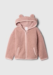 babyGap Sherpa Zip Bear Hoodie