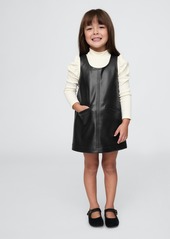 babyGap Vegan Leather Jumper Dress