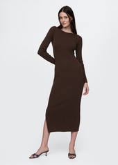 Gap Boatneck Rib Midi Sweater Dress