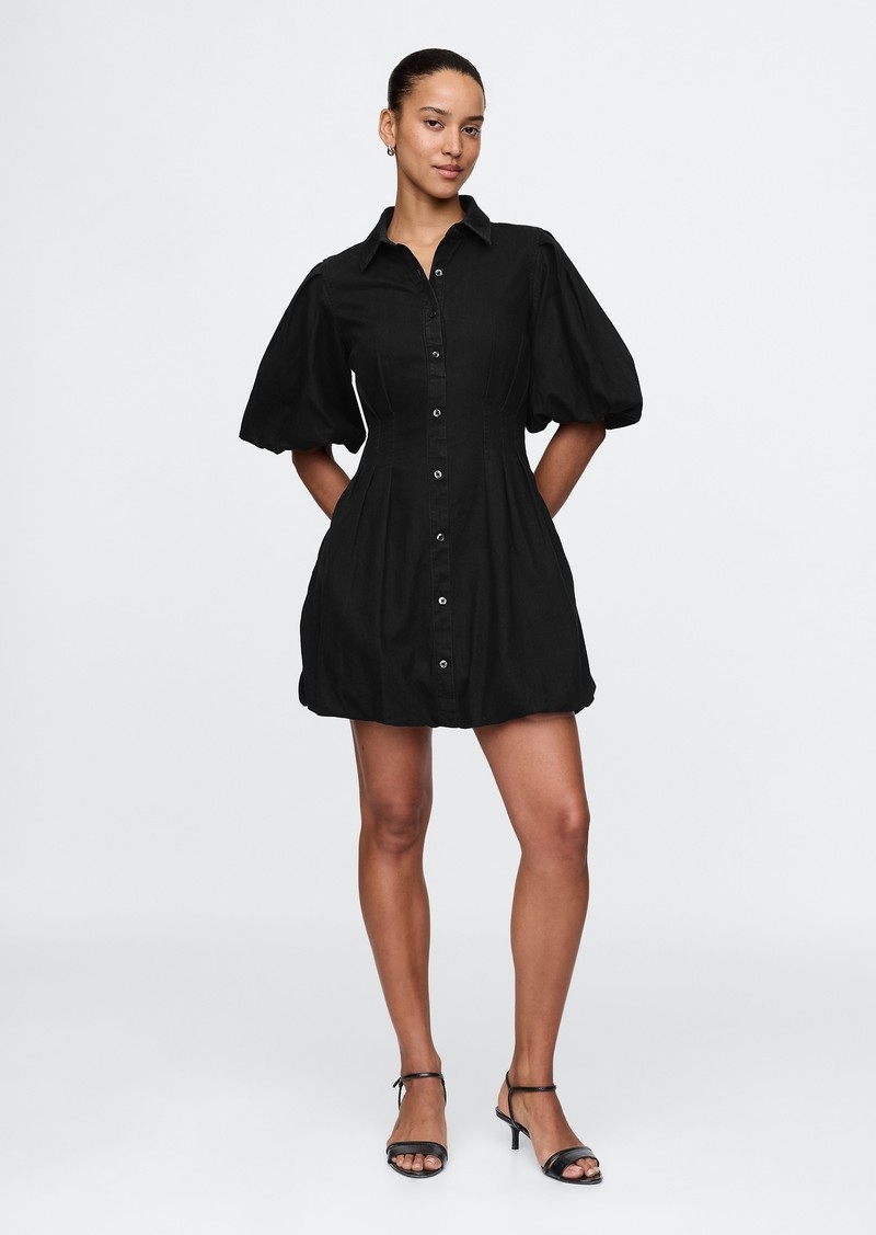 Gap Bubble Mini Shirtdress