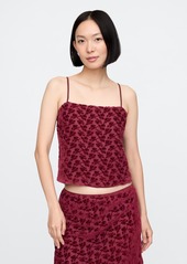 Gap Burnout Velvet Cropped Cami