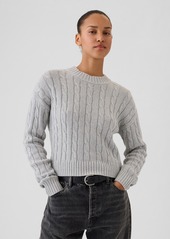 Gap Cable-Knit Cropped Sweater