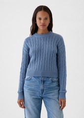 Gap Cable-Knit Cropped Sweater