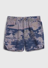 Gap Camp Print Shorts in Linen-Cotton