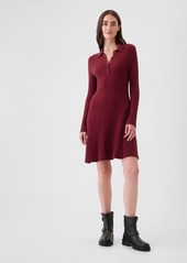 Gap CashSoft Polo Shirt Mini Sweater Dress