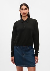 Gap CashSoft Relaxed Polo Shirt Sweater