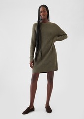 Gap CashSoft Shaker-Stitch Mini Sweater Dress