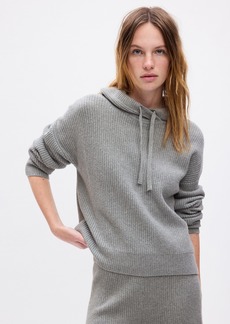 Gap CashSoft Shaker-Stitch Sweater Hoodie