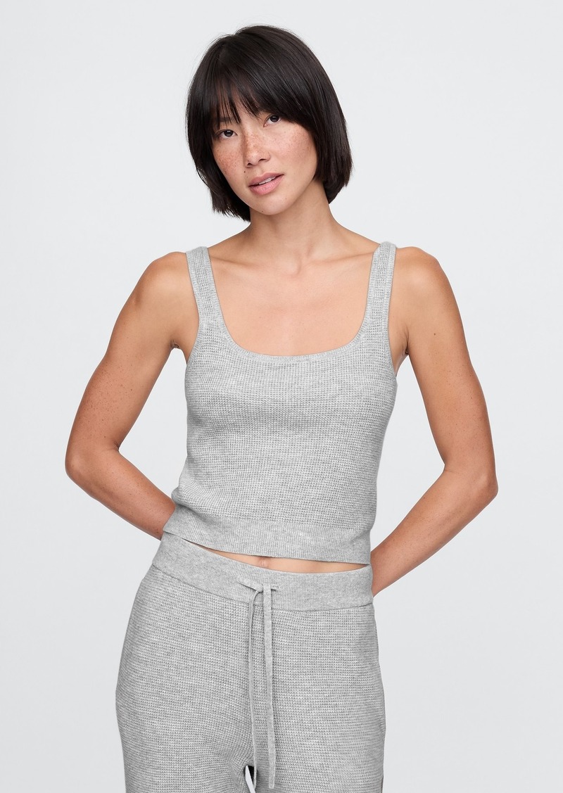 Gap CashSoft Waffle PJ Tank Top