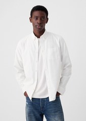Gap Classic Oxford Shirt in Untucked Fit