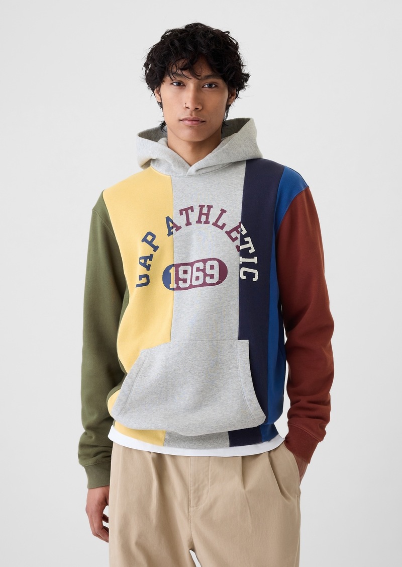 Gap Colorblock Athletic Logo Hoodie