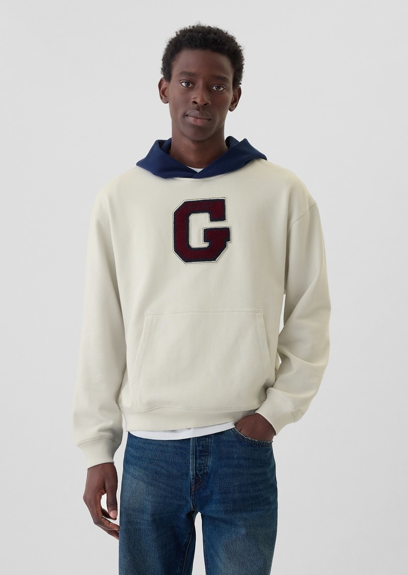 Gap Colorblock Varsity Logo Hoodie