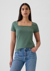 Gap Compact Jersey Square-Neck Shirt