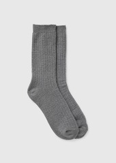 Gap Cozy Sparkle Rib Crew Socks